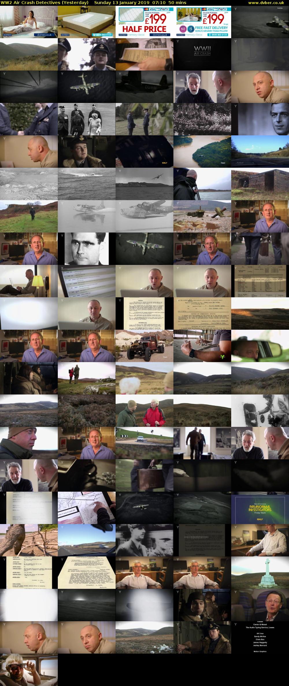 WW2 Air Crash Detectives (Yesterday) Sunday 13 January 2019 07:10 - 08:00