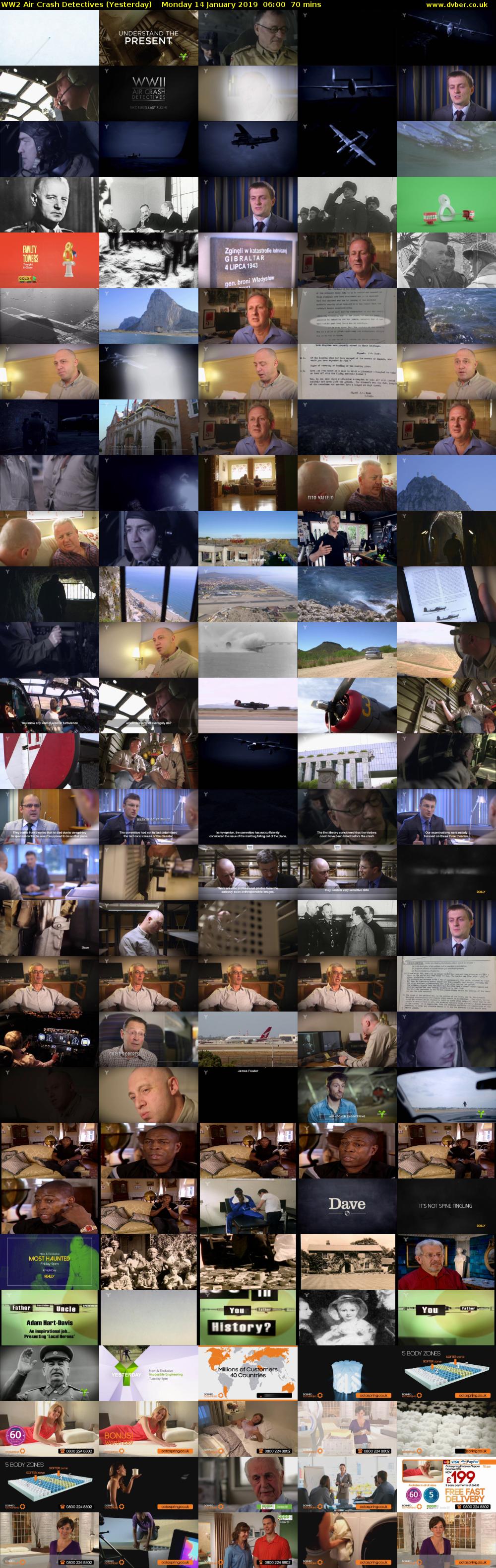 WW2 Air Crash Detectives (Yesterday) Monday 14 January 2019 06:00 - 07:10