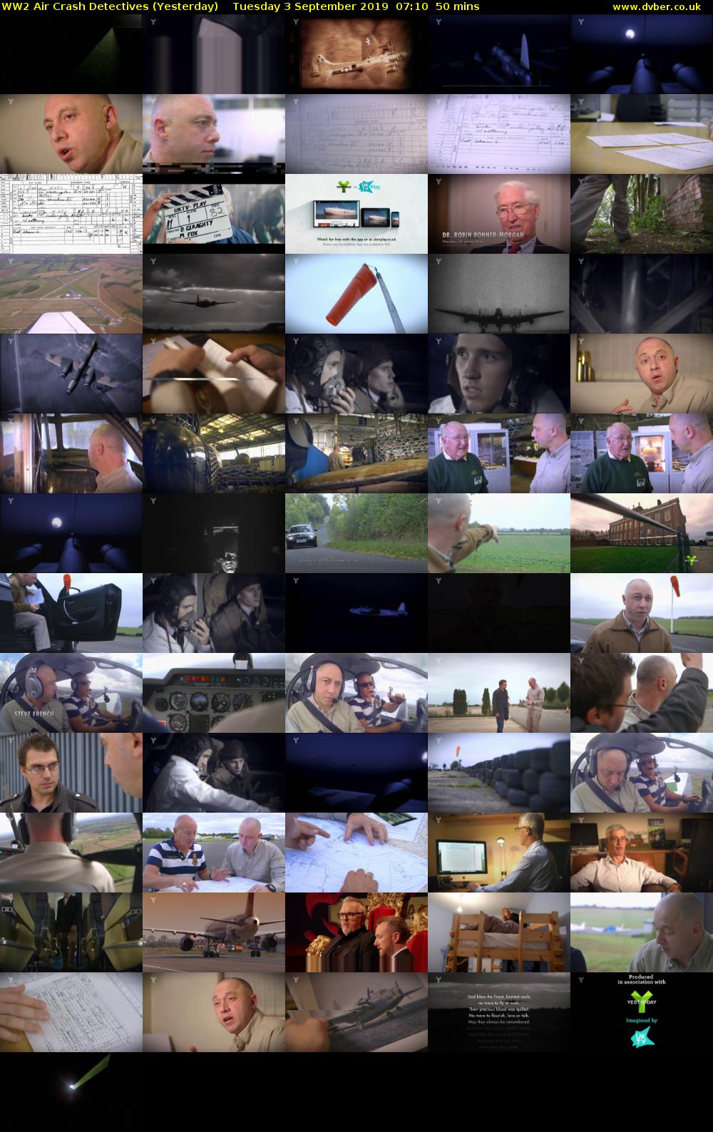 WW2 Air Crash Detectives (Yesterday) Tuesday 3 September 2019 07:10 - 08:00