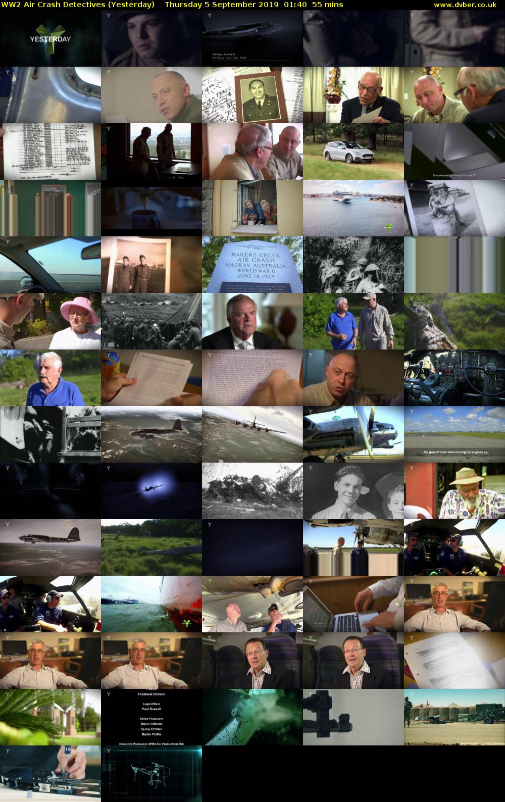WW2 Air Crash Detectives (Yesterday) Thursday 5 September 2019 01:40 - 02:35