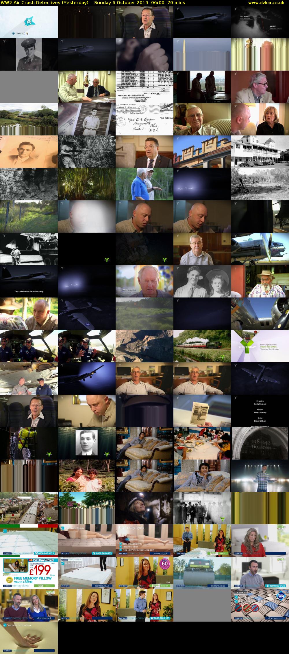 WW2 Air Crash Detectives (Yesterday) Sunday 6 October 2019 06:00 - 07:10
