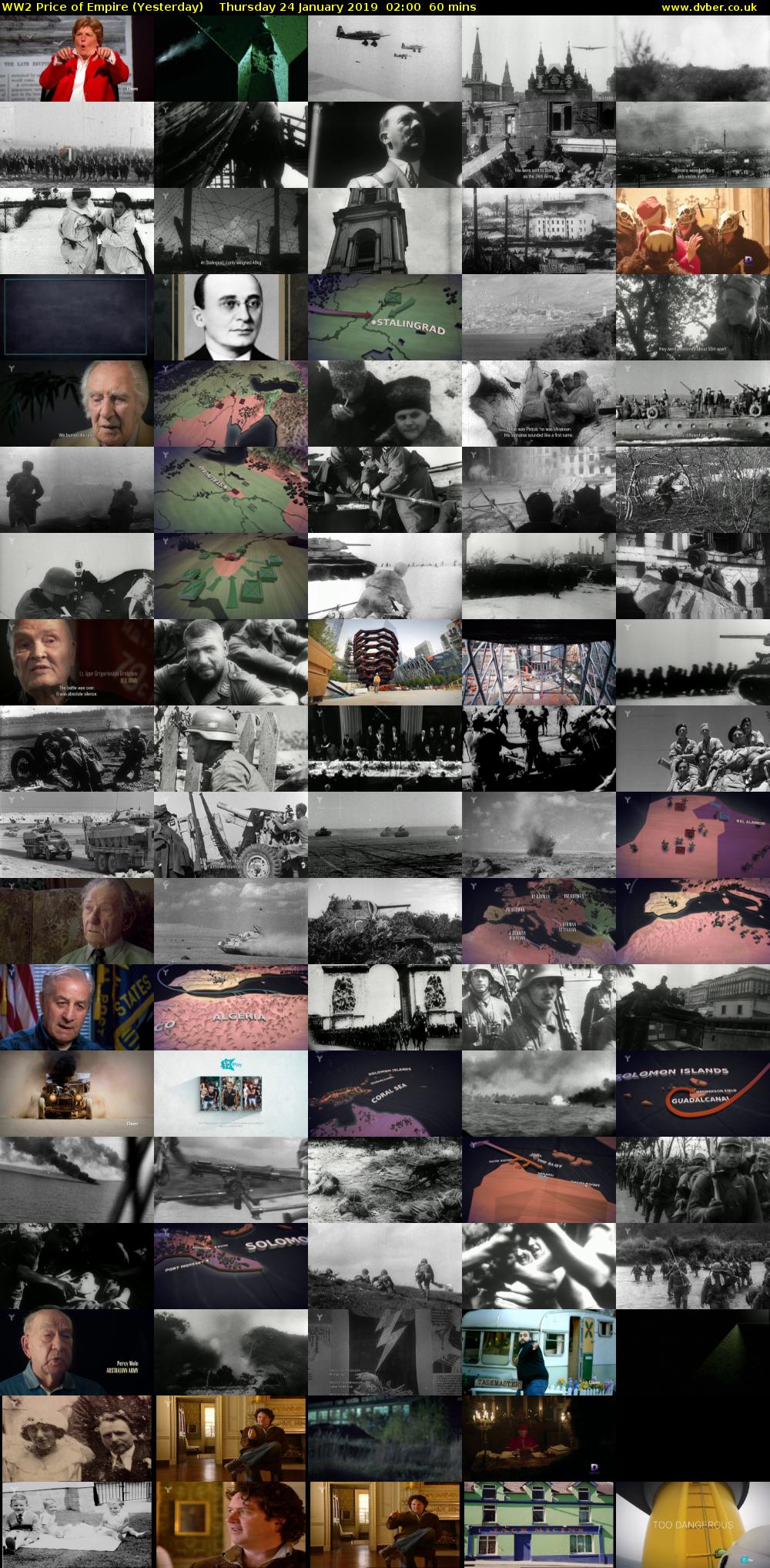 WW2 Price of Empire (Yesterday) Thursday 24 January 2019 02:00 - 03:00