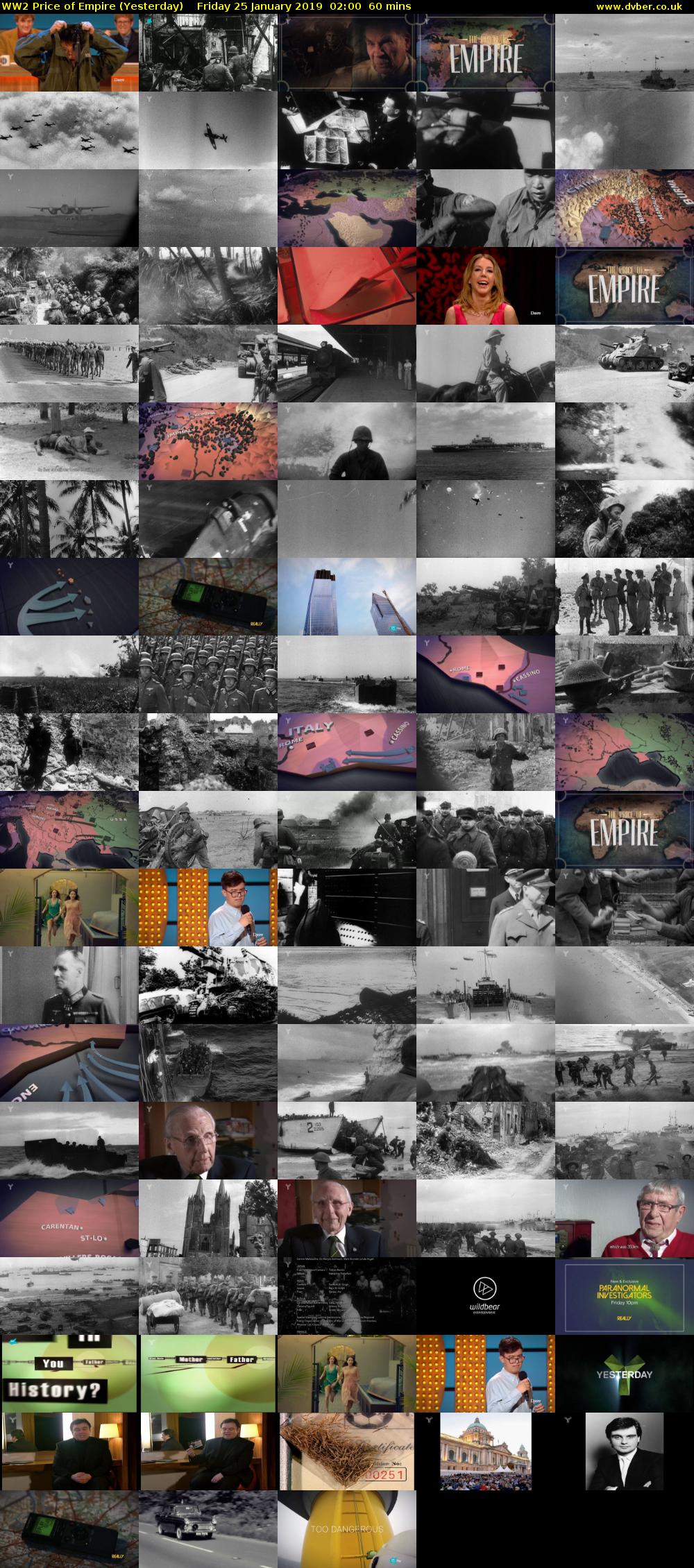 WW2 Price of Empire (Yesterday) Friday 25 January 2019 02:00 - 03:00