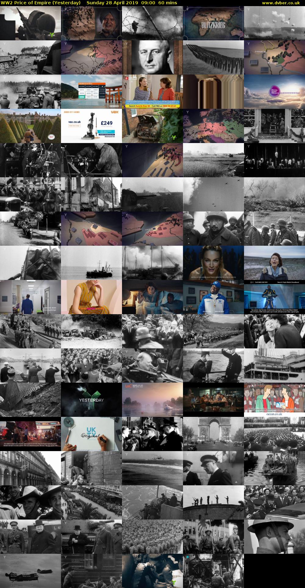 WW2 Price of Empire (Yesterday) Sunday 28 April 2019 09:00 - 10:00