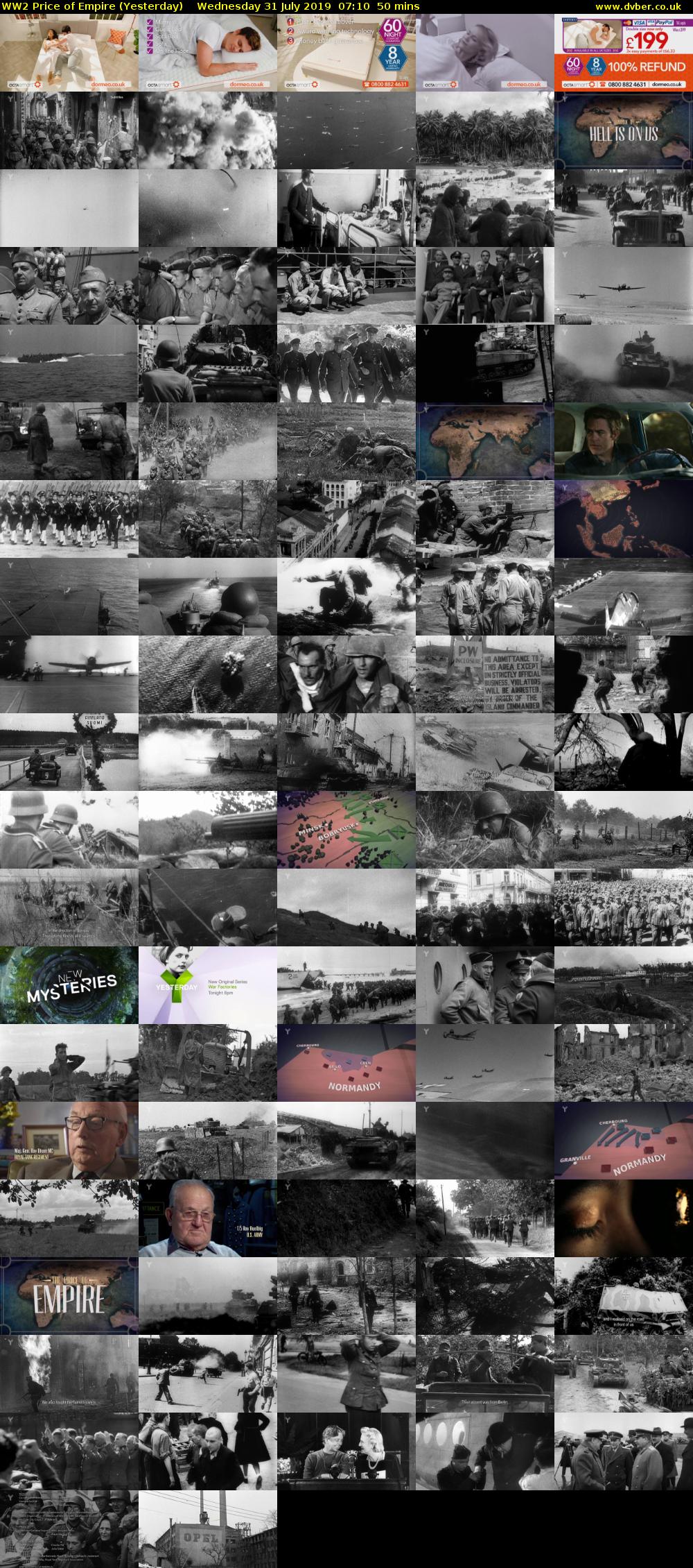 WW2 Price of Empire (Yesterday) Wednesday 31 July 2019 07:10 - 08:00