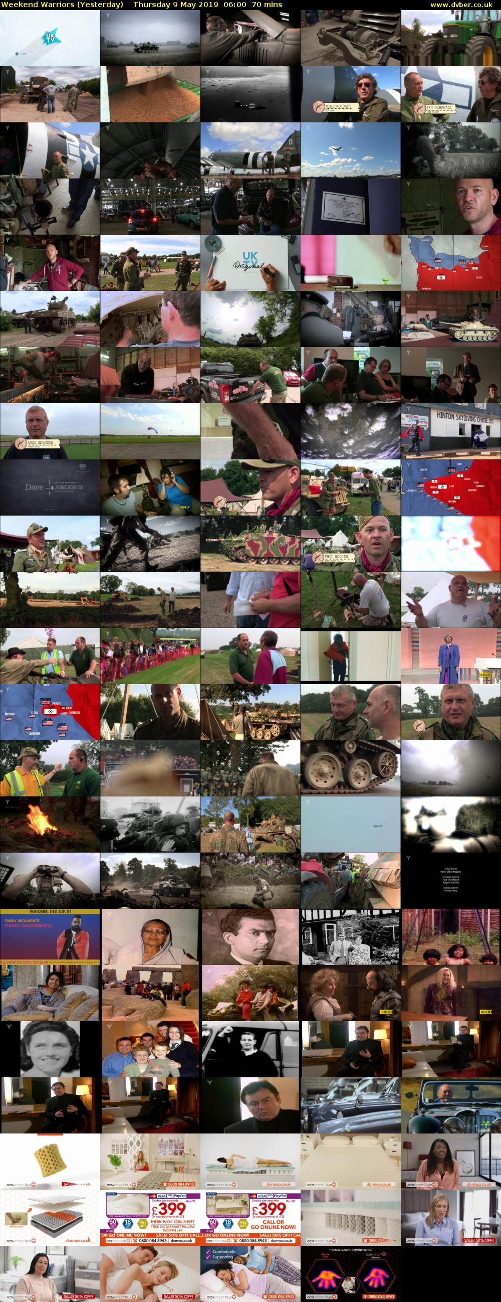 Weekend Warriors (Yesterday) Thursday 9 May 2019 06:00 - 07:10