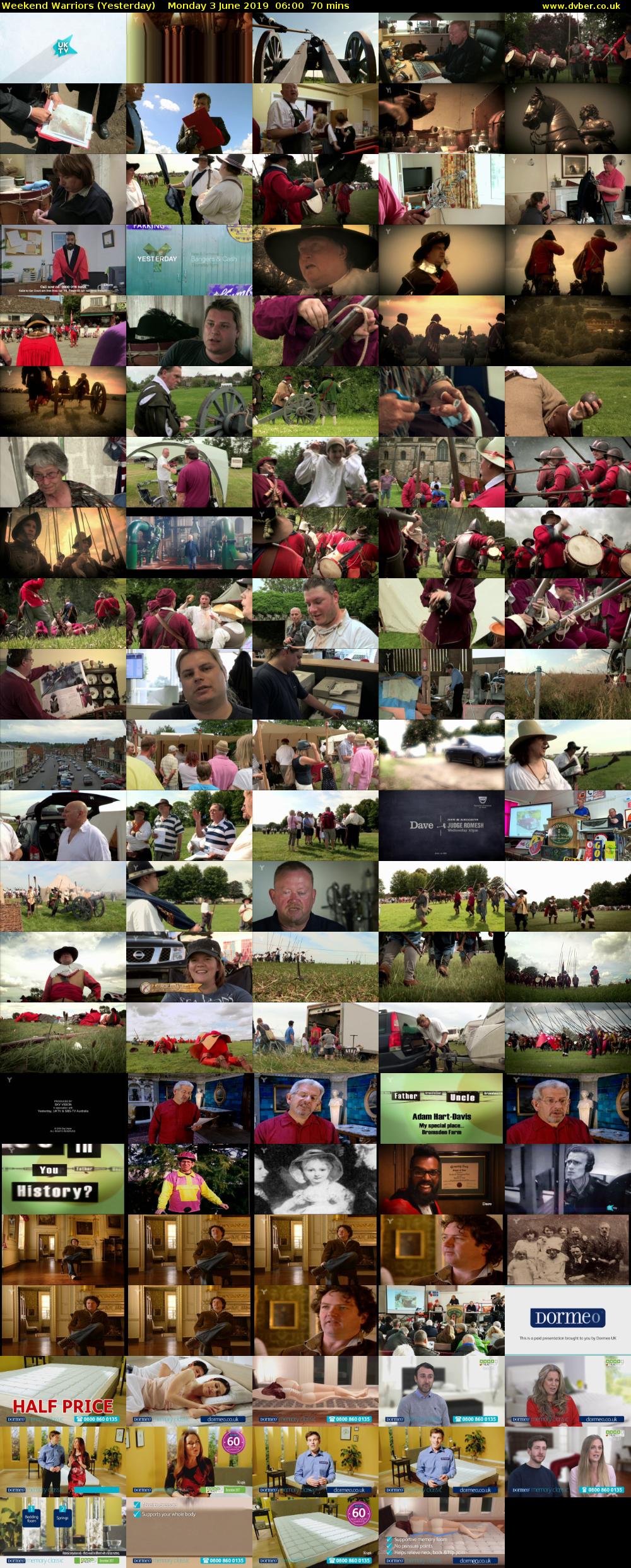 Weekend Warriors (Yesterday) Monday 3 June 2019 06:00 - 07:10