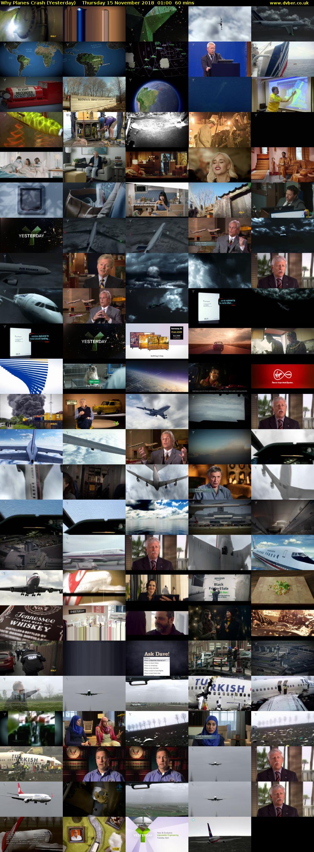 Why Planes Crash (Yesterday) Thursday 15 November 2018 01:00 - 02:00