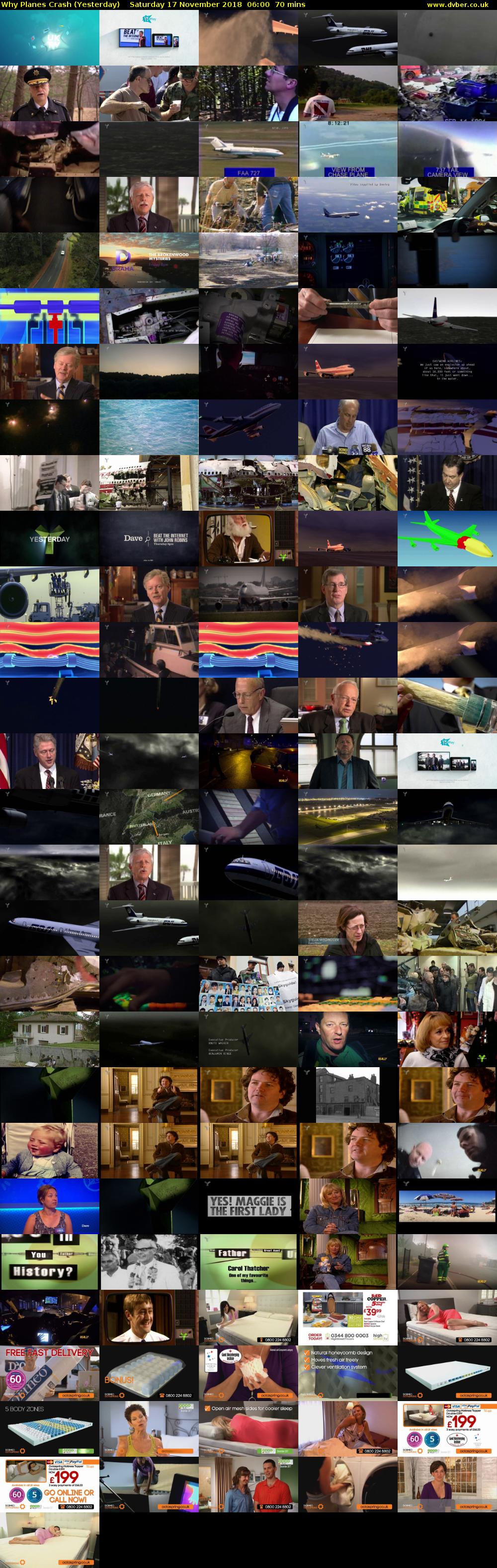 Why Planes Crash (Yesterday) Saturday 17 November 2018 06:00 - 07:10