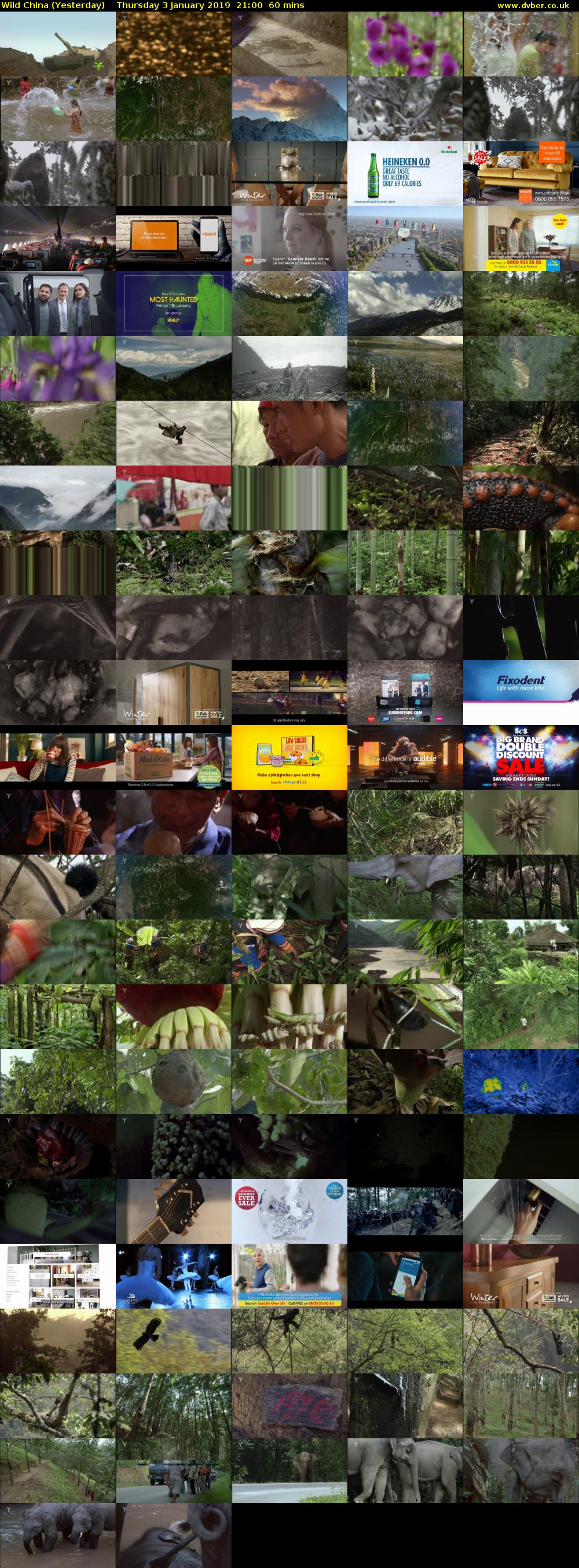 Wild China (Yesterday) Thursday 3 January 2019 21:00 - 22:00