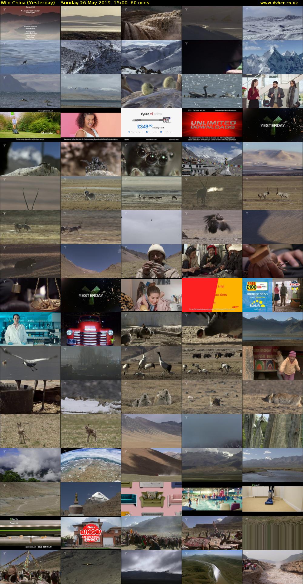 Wild China (Yesterday) Sunday 26 May 2019 15:00 - 16:00