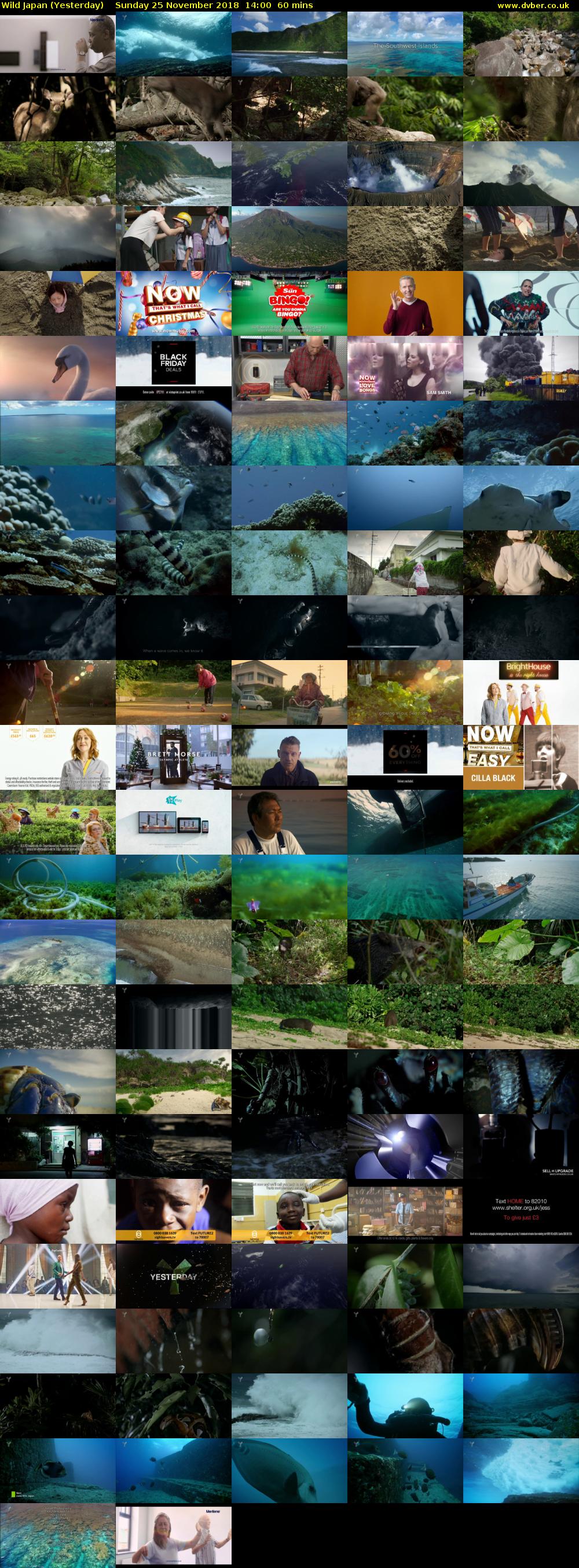 Wild Japan (Yesterday) Sunday 25 November 2018 14:00 - 15:00