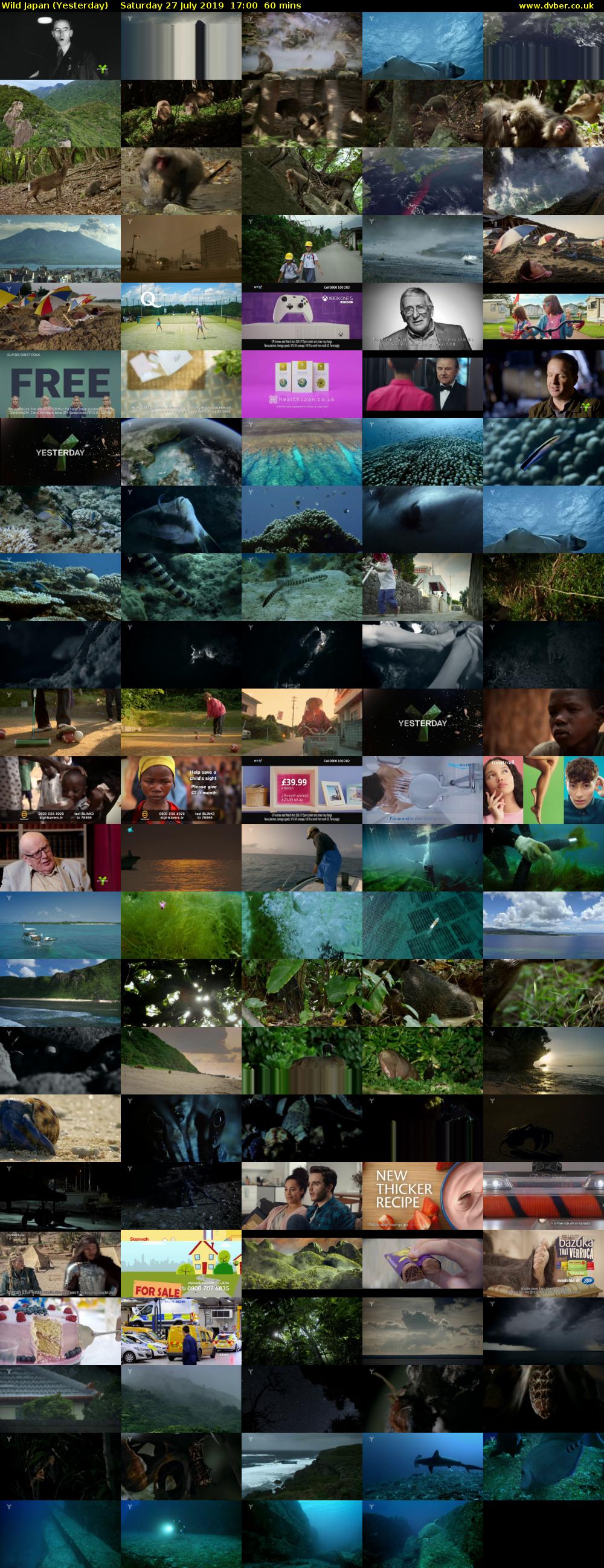 Wild Japan (Yesterday) Saturday 27 July 2019 17:00 - 18:00