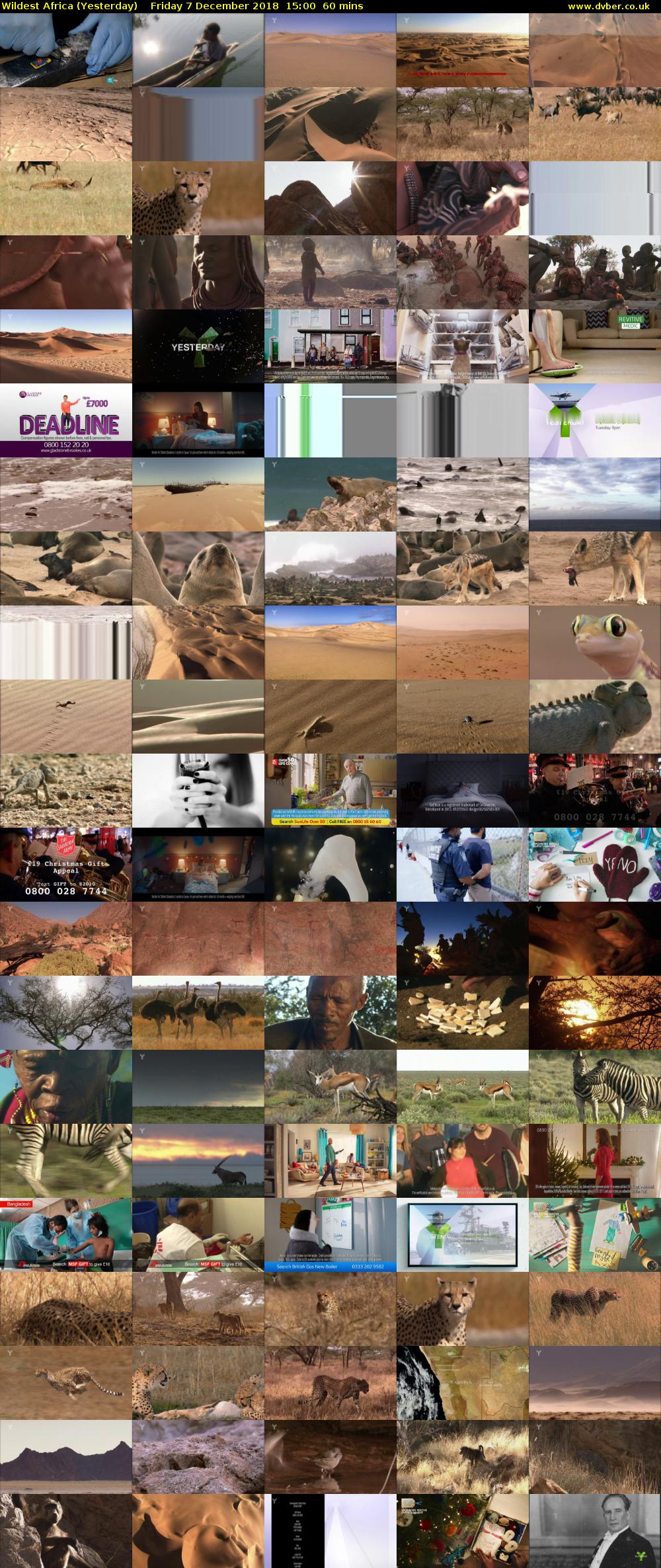 Wildest Africa (Yesterday) Friday 7 December 2018 15:00 - 16:00