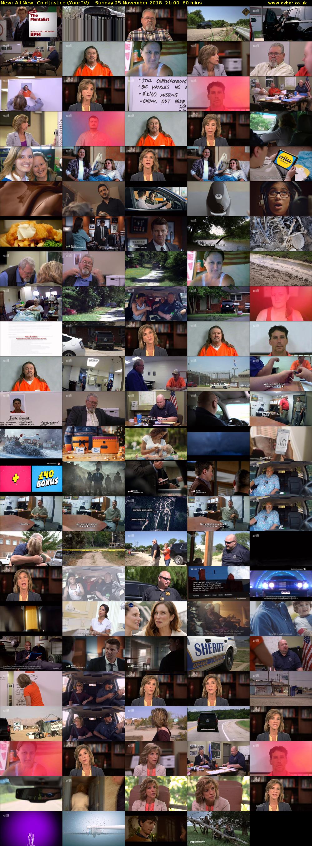 All New: Cold Justice (YourTV) Sunday 25 November 2018 21:00 - 22:00