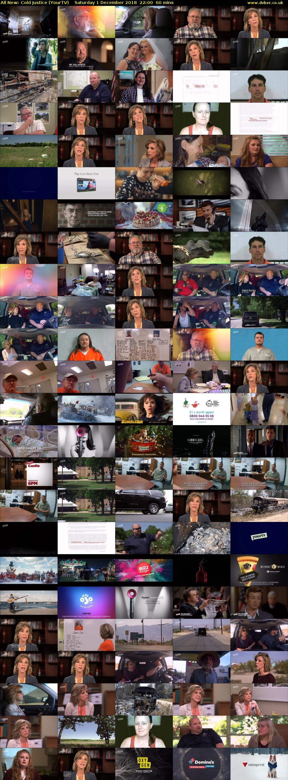 All New: Cold Justice (YourTV) Saturday 1 December 2018 22:00 - 23:00