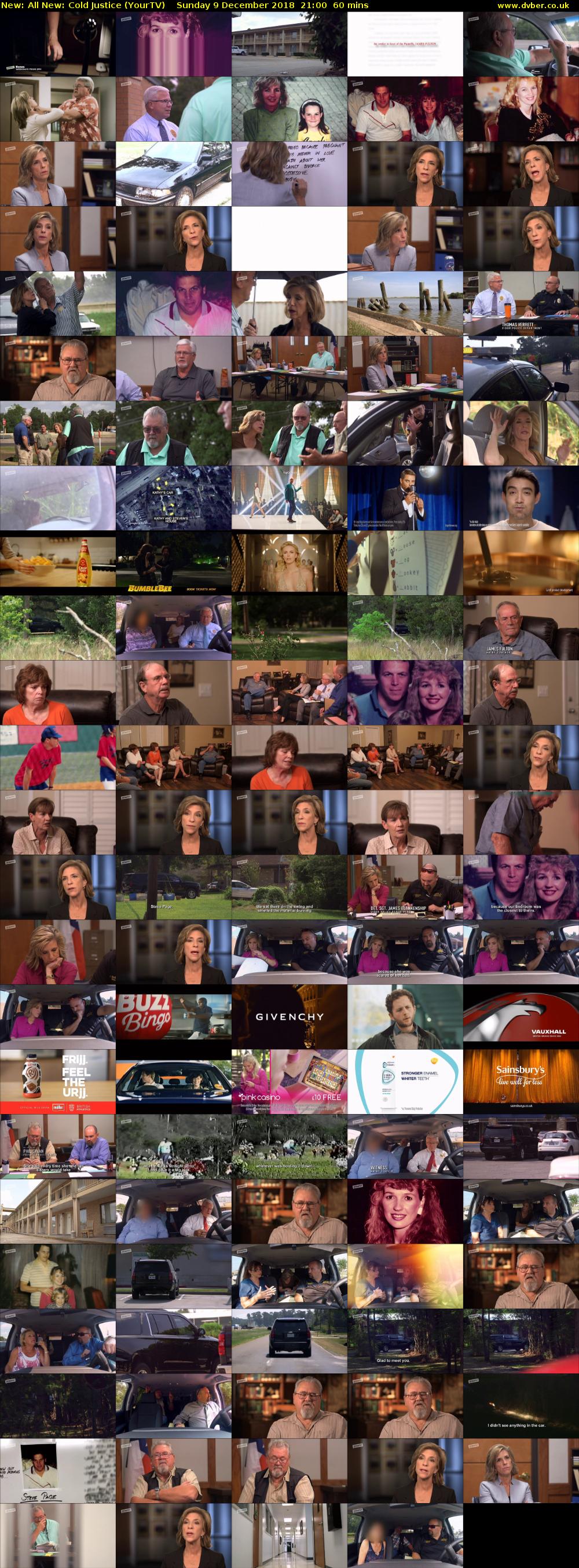 All New: Cold Justice (YourTV) Sunday 9 December 2018 21:00 - 22:00