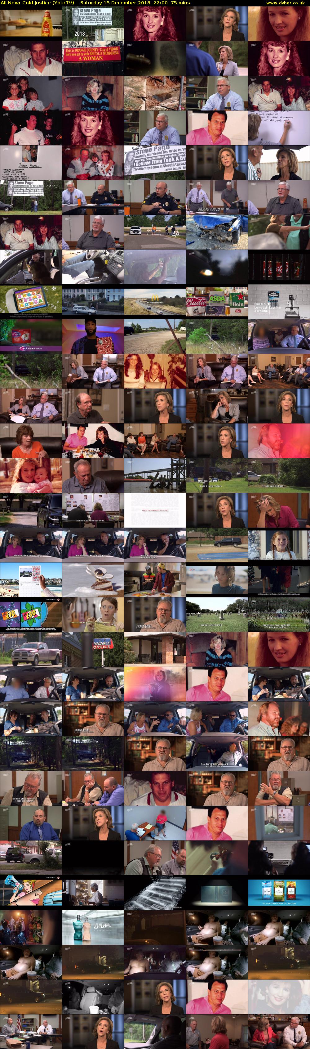 All New: Cold Justice (YourTV) Saturday 15 December 2018 22:00 - 23:15