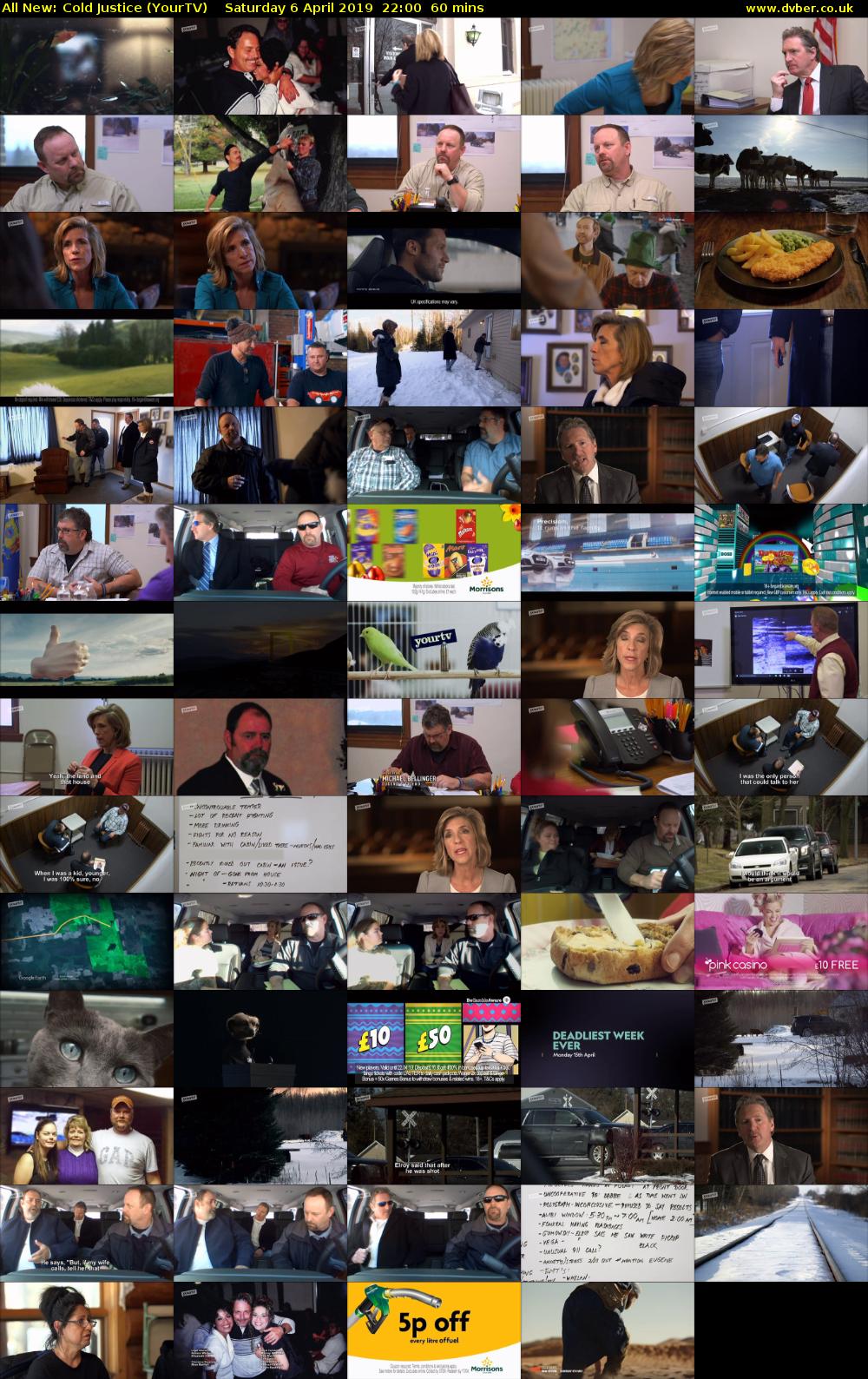 All New: Cold Justice (YourTV) Saturday 6 April 2019 22:00 - 23:00