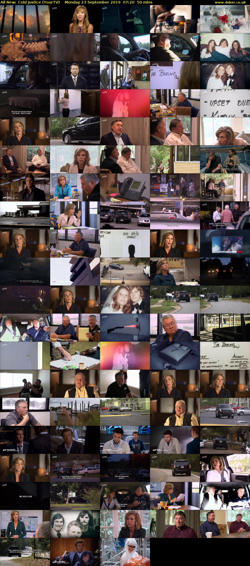 All New: Cold Justice (YourTV) Monday 23 September 2019 07:20 - 08:10
