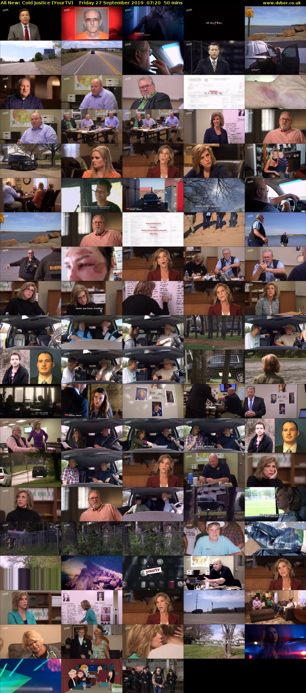 All New: Cold Justice (YourTV) Friday 27 September 2019 07:20 - 08:10