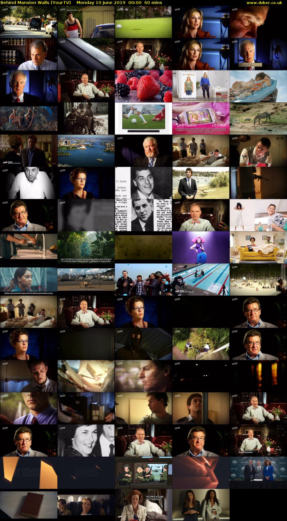 Behind Mansion Walls (YourTV) Monday 10 June 2019 00:00 - 01:00