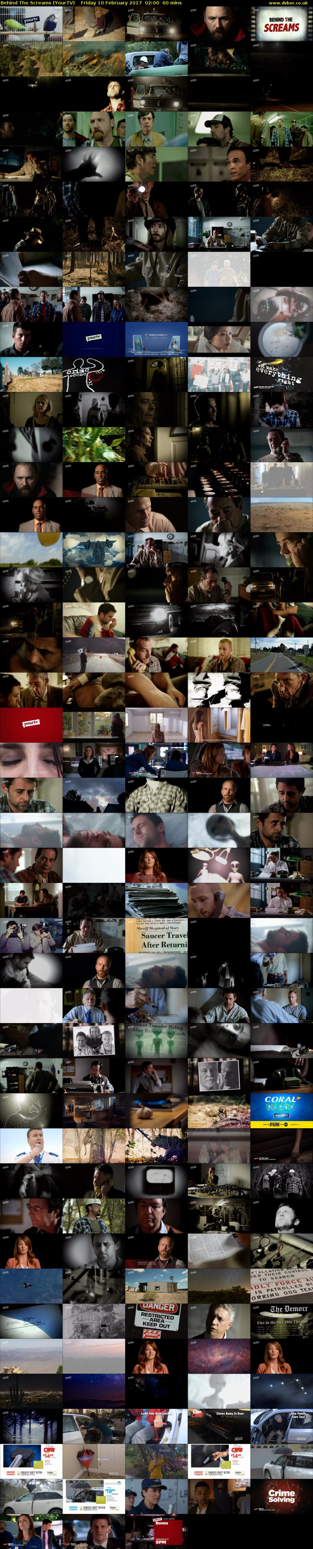 Behind The Screams (YourTV) Friday 10 February 2017 02:00 - 03:00