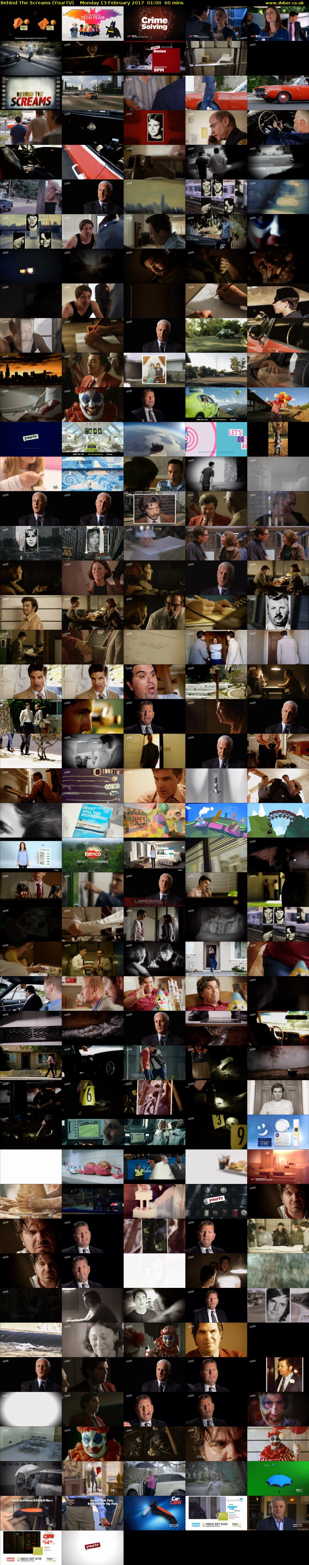 Behind The Screams (YourTV) Monday 13 February 2017 01:00 - 02:00