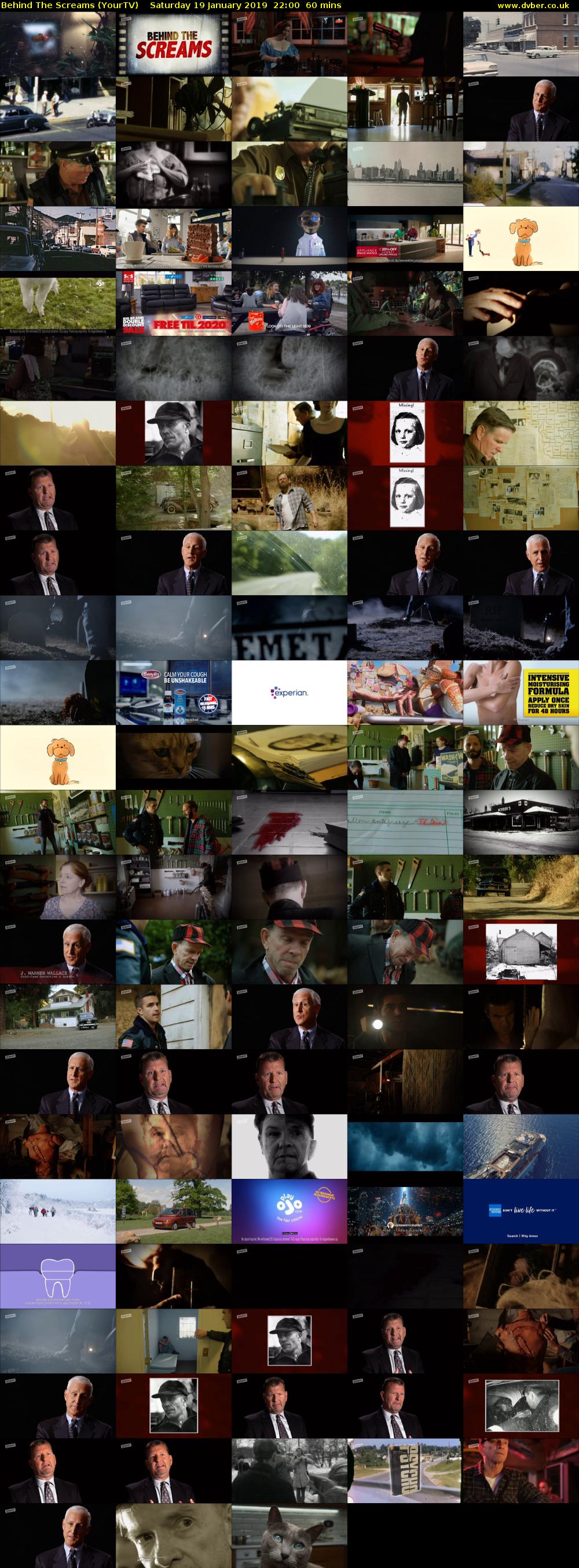 Behind The Screams (YourTV) Saturday 19 January 2019 22:00 - 23:00