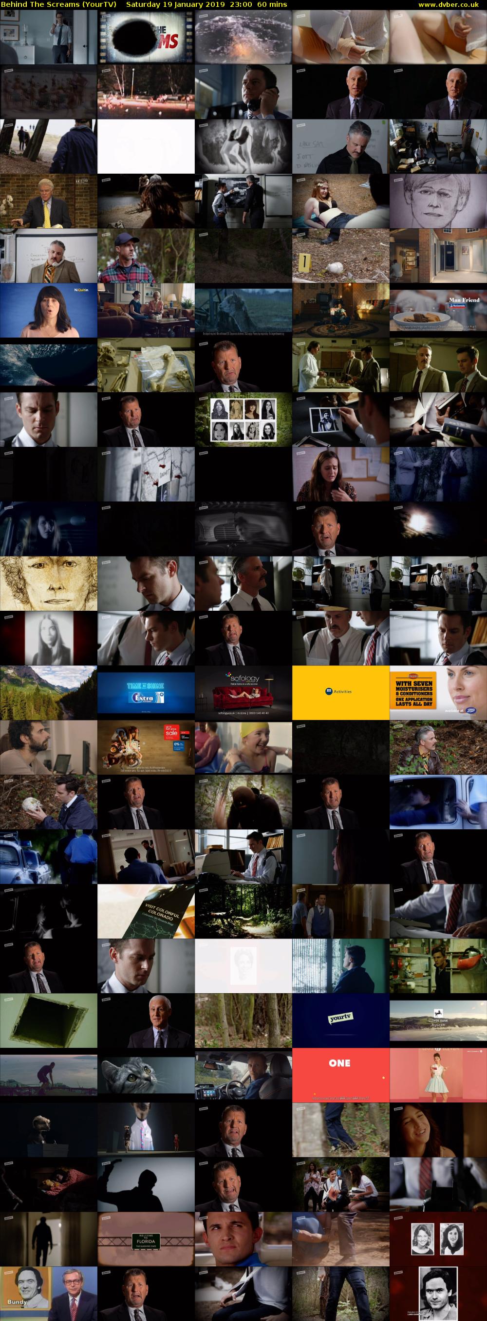 Behind The Screams (YourTV) Saturday 19 January 2019 23:00 - 00:00