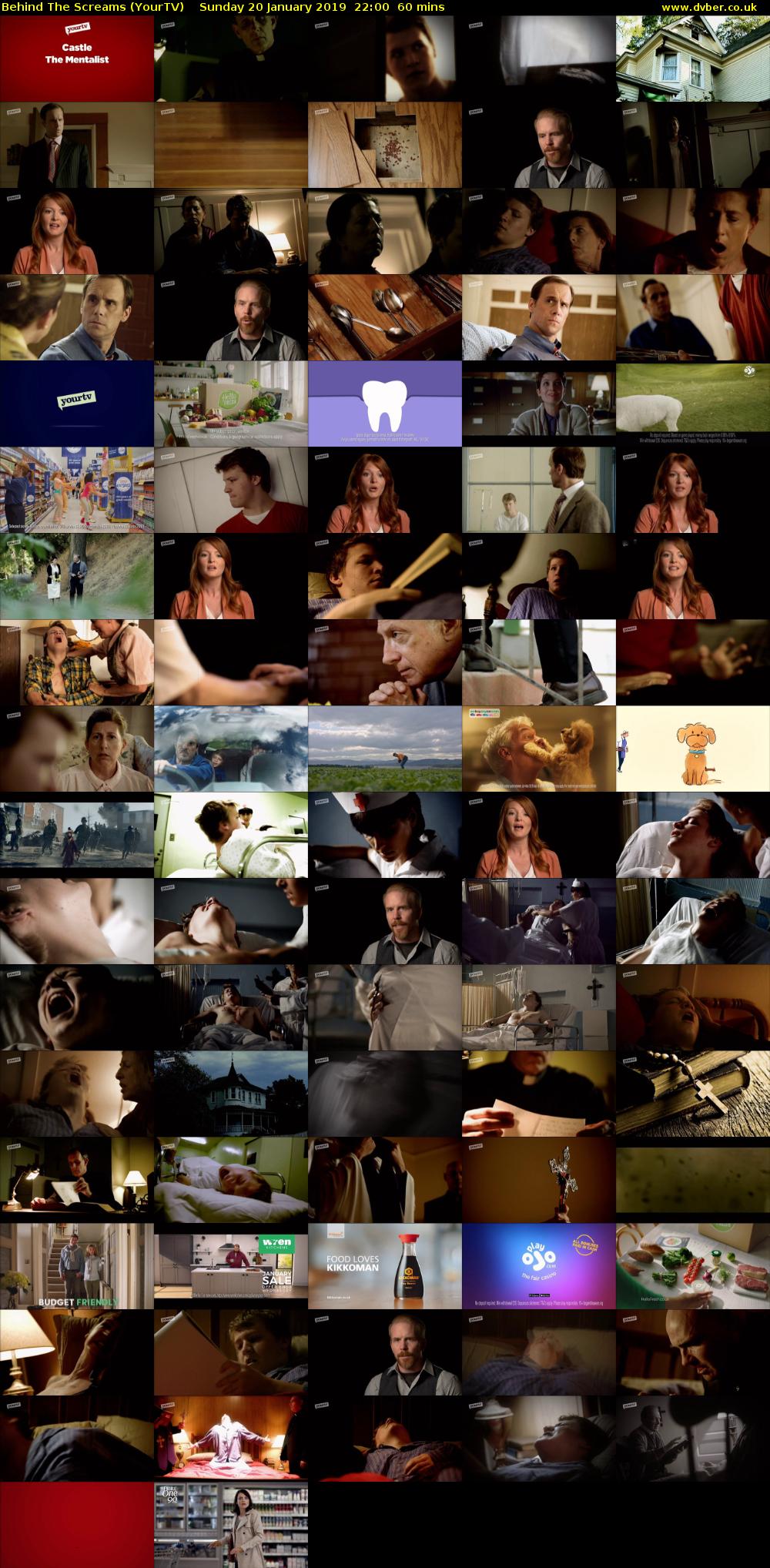 Behind The Screams (YourTV) Sunday 20 January 2019 22:00 - 23:00