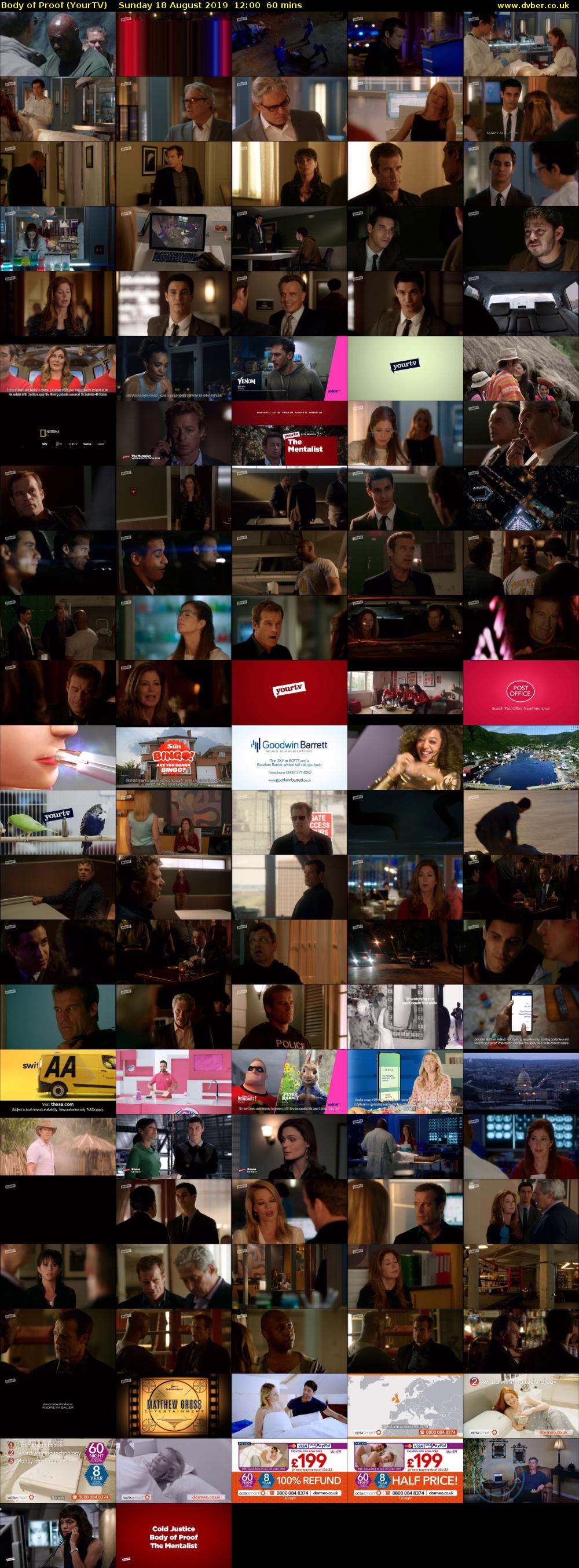 Body of Proof (YourTV) Sunday 18 August 2019 12:00 - 13:00