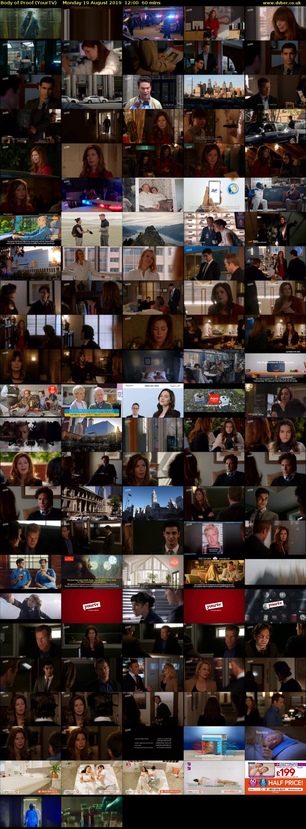 Body of Proof (YourTV) Monday 19 August 2019 12:00 - 13:00