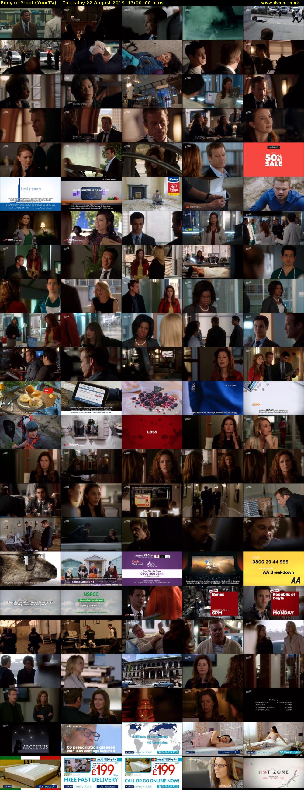 Body of Proof (YourTV) Thursday 22 August 2019 13:00 - 14:00