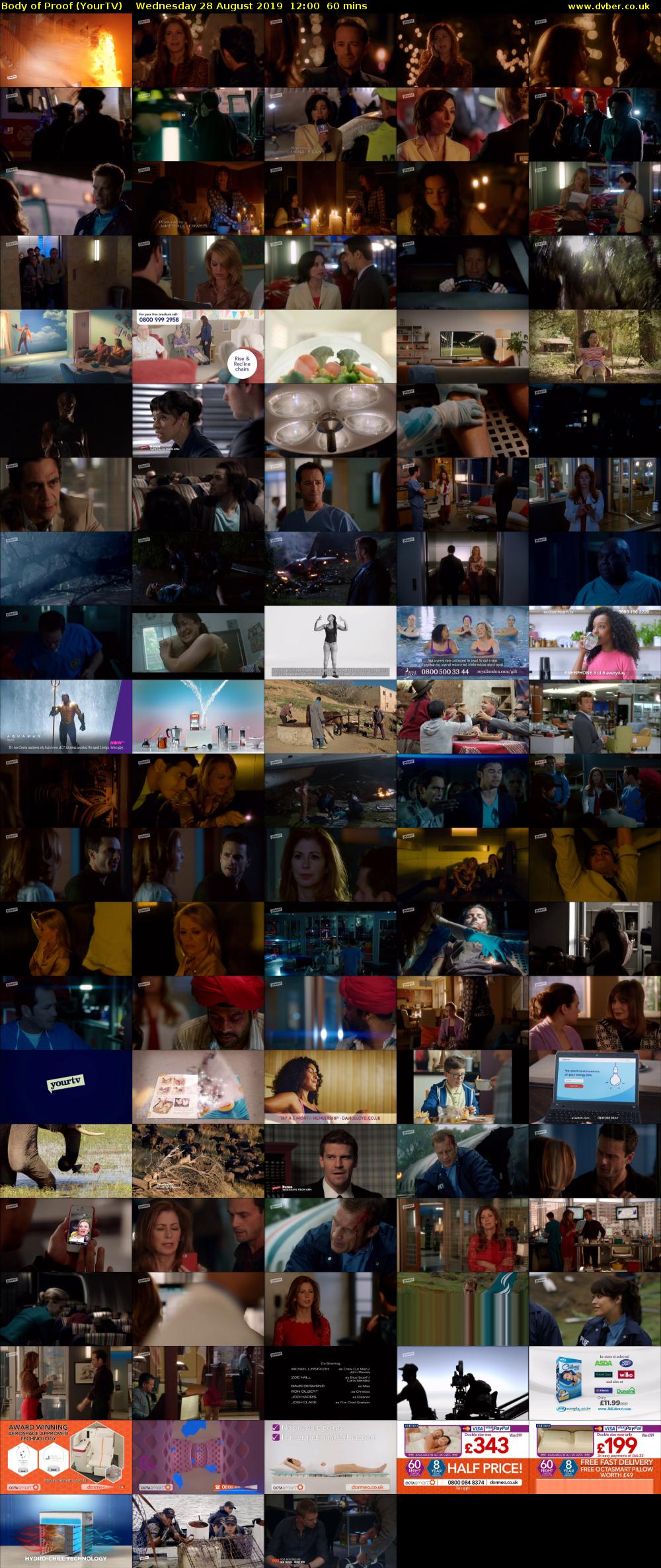 Body of Proof (YourTV) Wednesday 28 August 2019 12:00 - 13:00