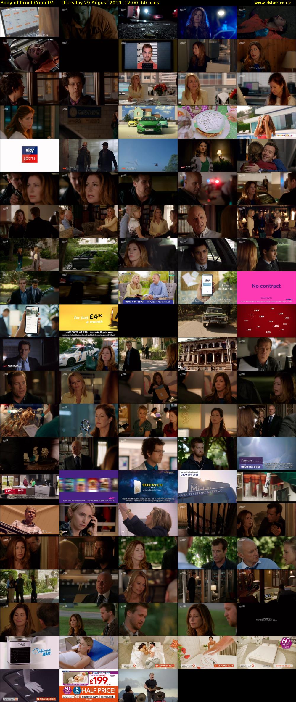 Body of Proof (YourTV) Thursday 29 August 2019 12:00 - 13:00