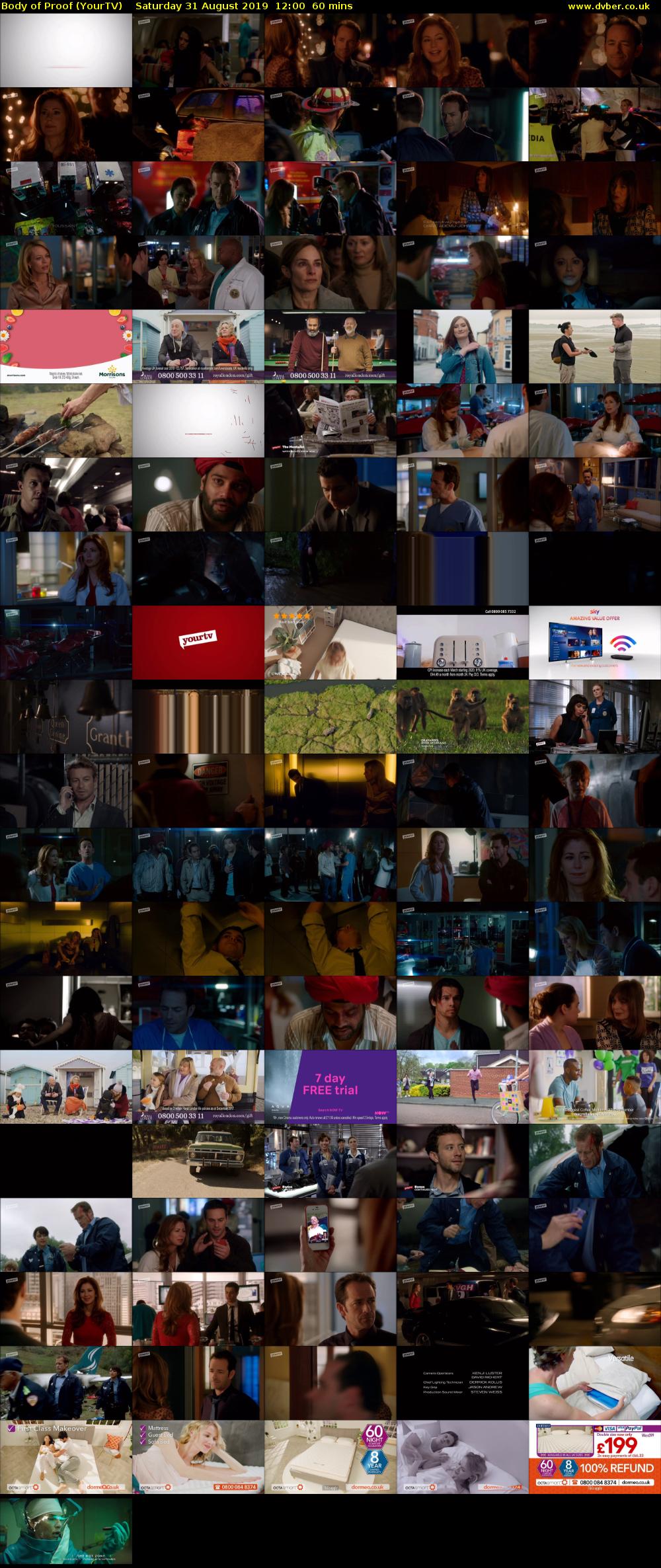 Body of Proof (YourTV) Saturday 31 August 2019 12:00 - 13:00