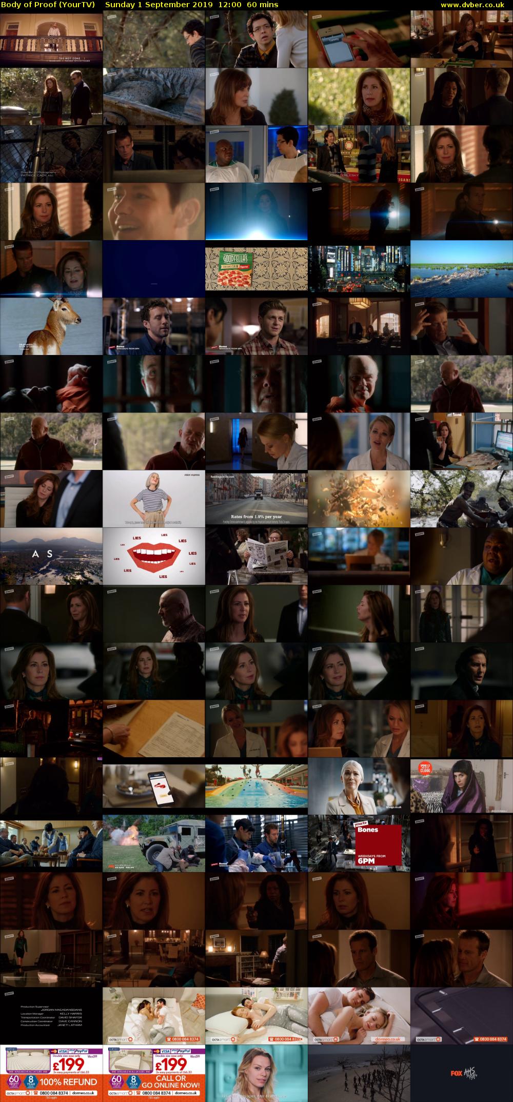 Body of Proof (YourTV) Sunday 1 September 2019 12:00 - 13:00