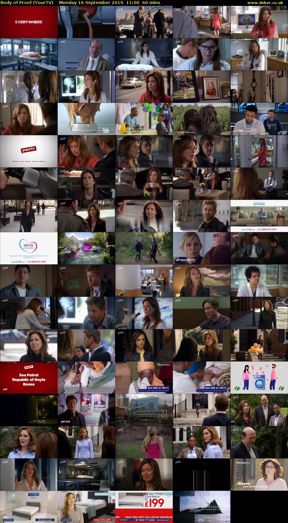Body of Proof (YourTV) Monday 16 September 2019 11:00 - 12:00
