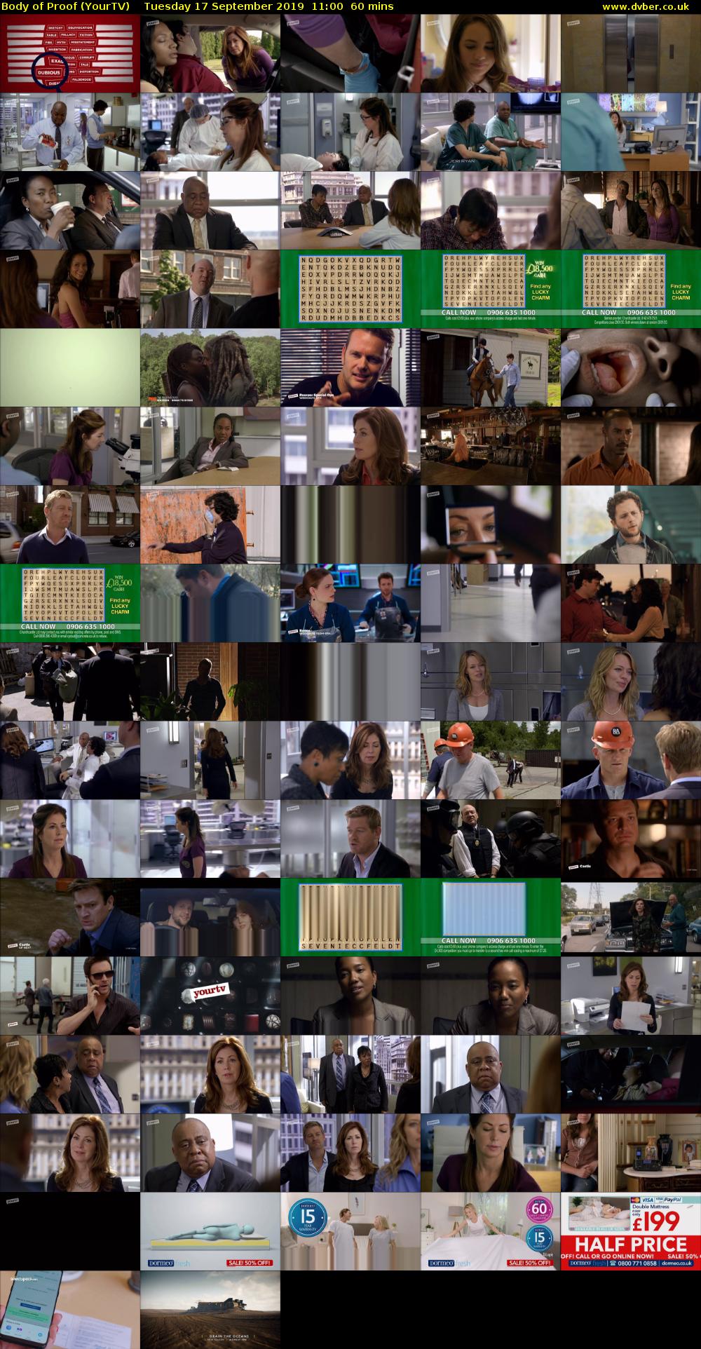 Body of Proof (YourTV) Tuesday 17 September 2019 11:00 - 12:00
