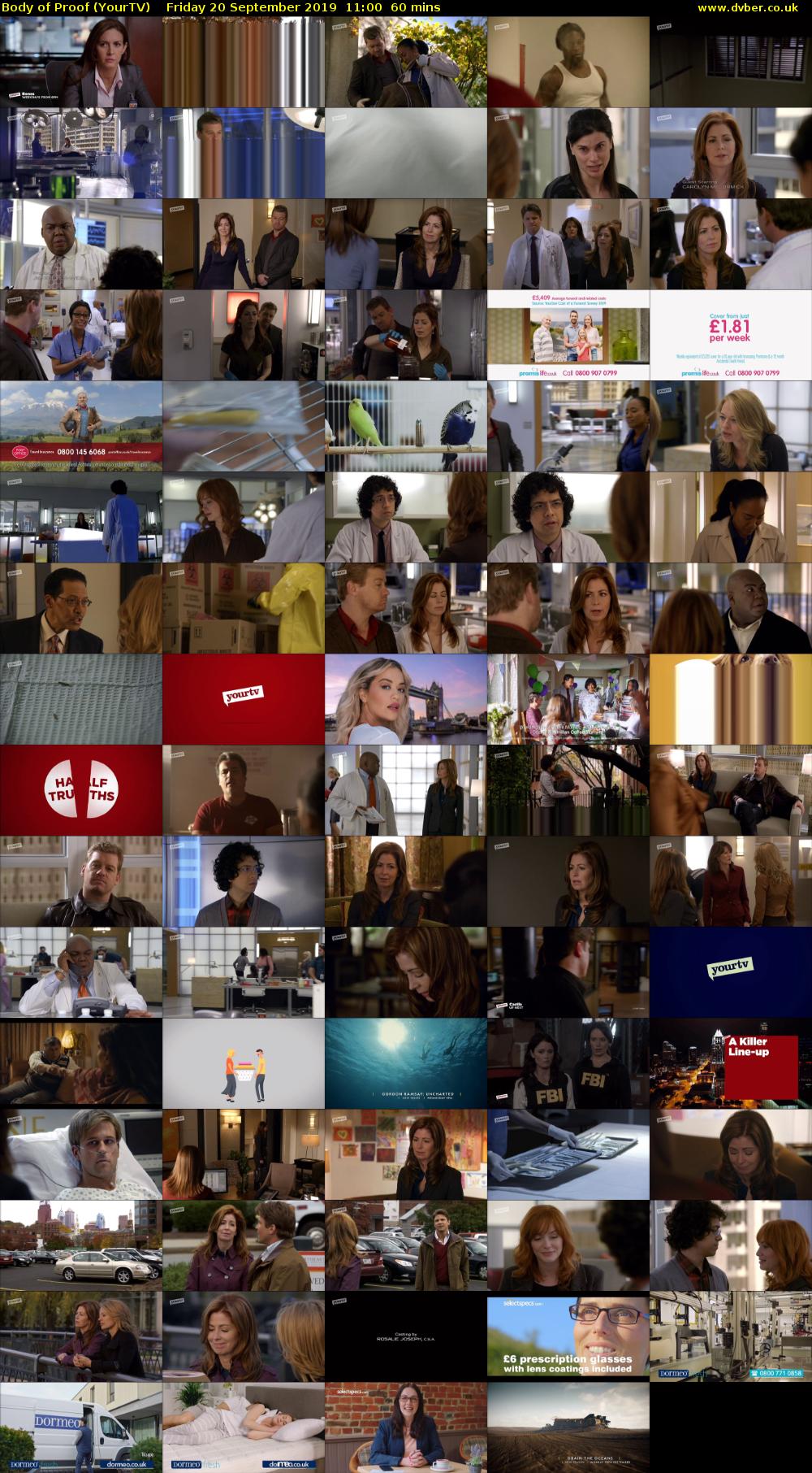 Body of Proof (YourTV) Friday 20 September 2019 11:00 - 12:00