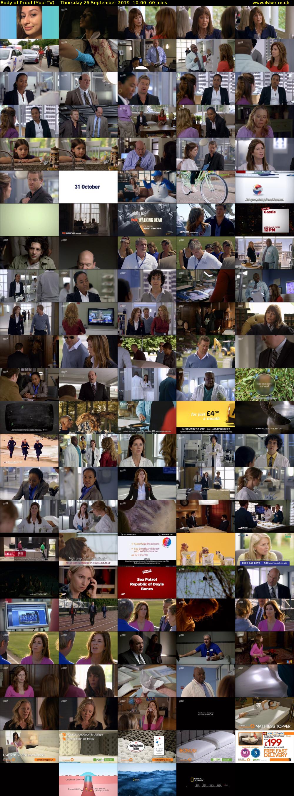 Body of Proof (YourTV) Thursday 26 September 2019 10:00 - 11:00