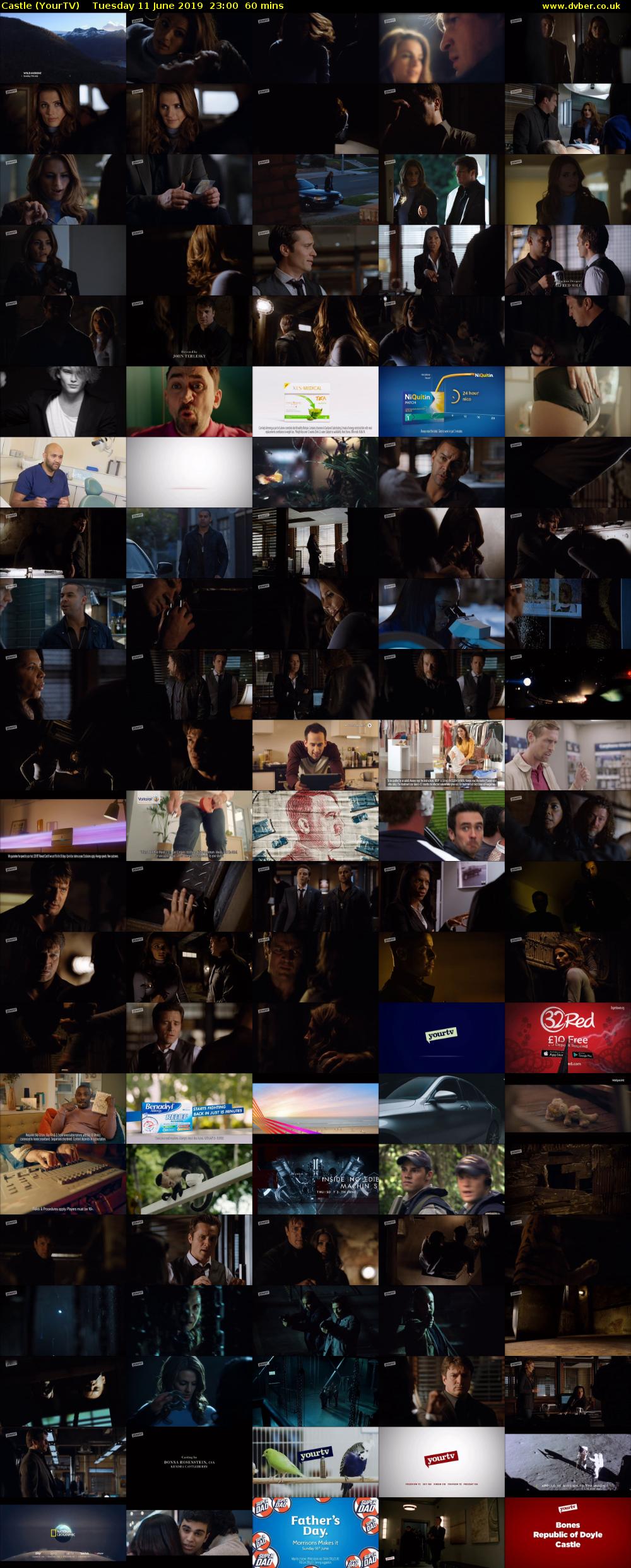 Castle (YourTV) Tuesday 11 June 2019 23:00 - 00:00