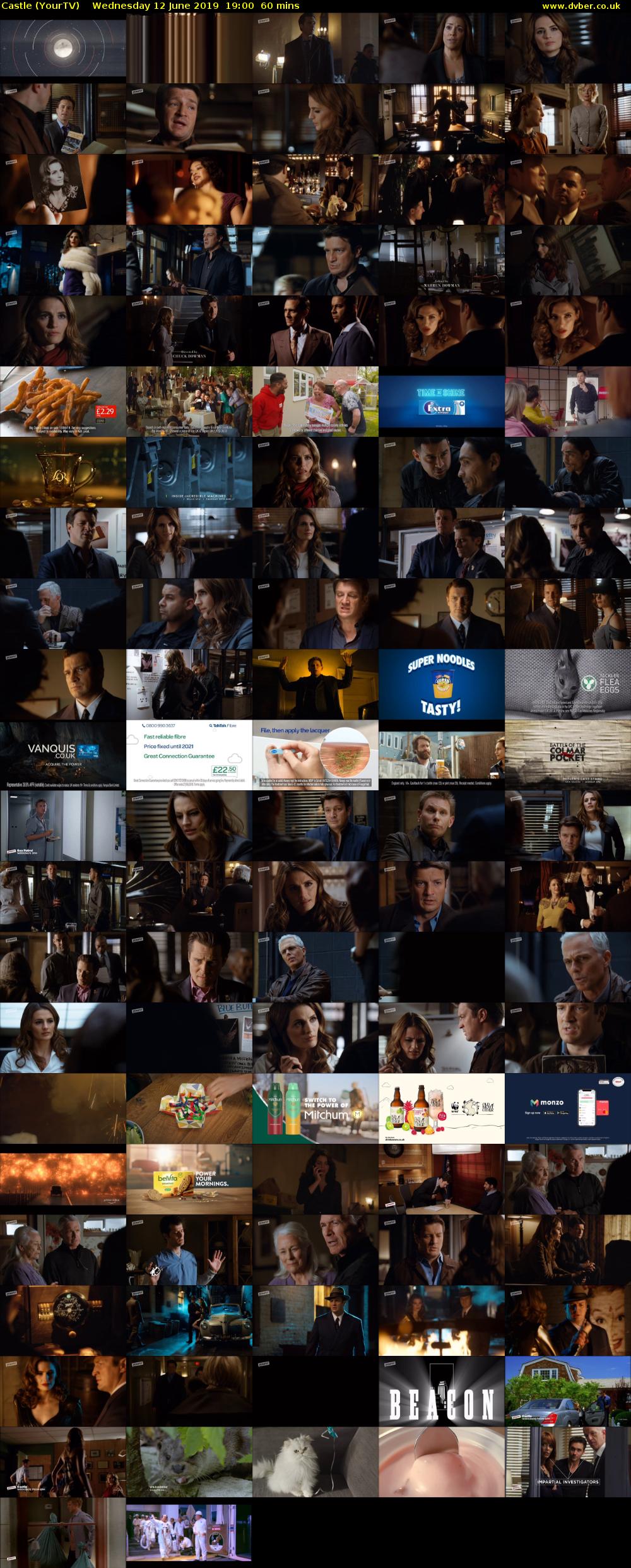 Castle (YourTV) Wednesday 12 June 2019 19:00 - 20:00