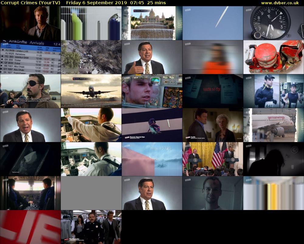 Corrupt Crimes (YourTV) Friday 6 September 2019 07:45 - 08:10