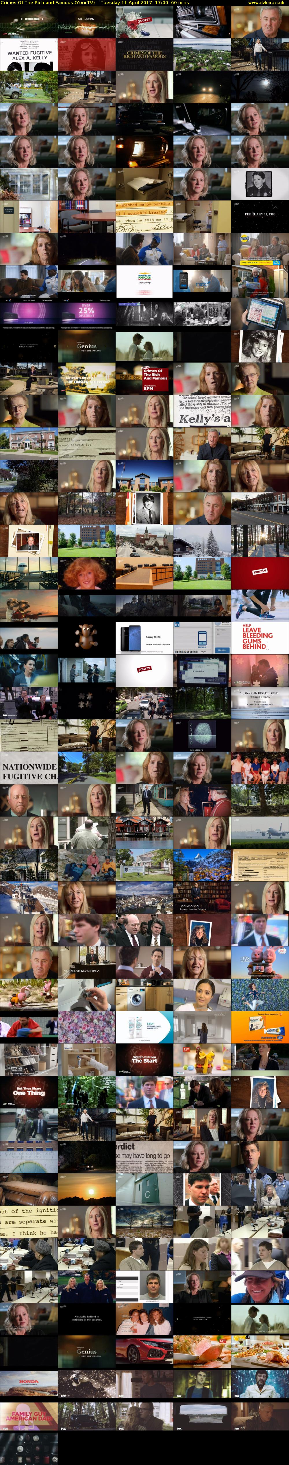 Crimes Of The Rich and Famous (YourTV) Tuesday 11 April 2017 17:00 - 18:00