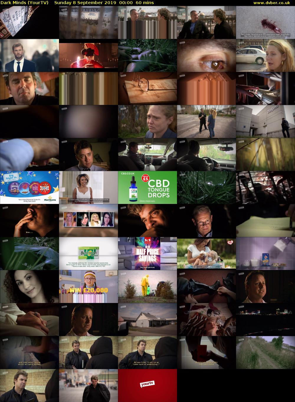 Dark Minds (YourTV) Sunday 8 September 2019 00:00 - 01:00