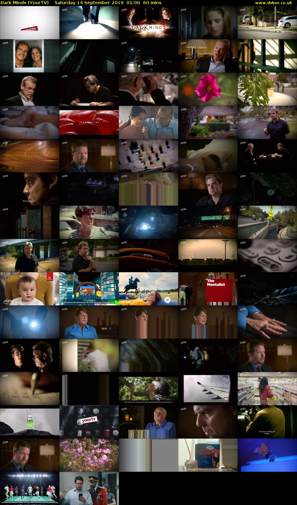 Dark Minds (YourTV) Saturday 14 September 2019 01:00 - 02:00