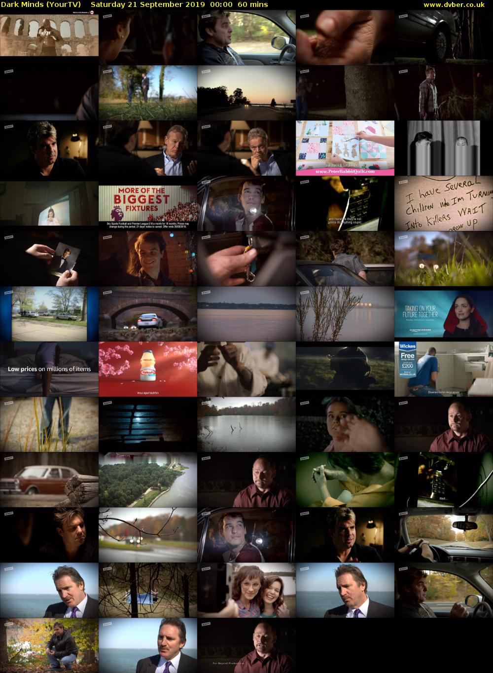 Dark Minds (YourTV) Saturday 21 September 2019 00:00 - 01:00