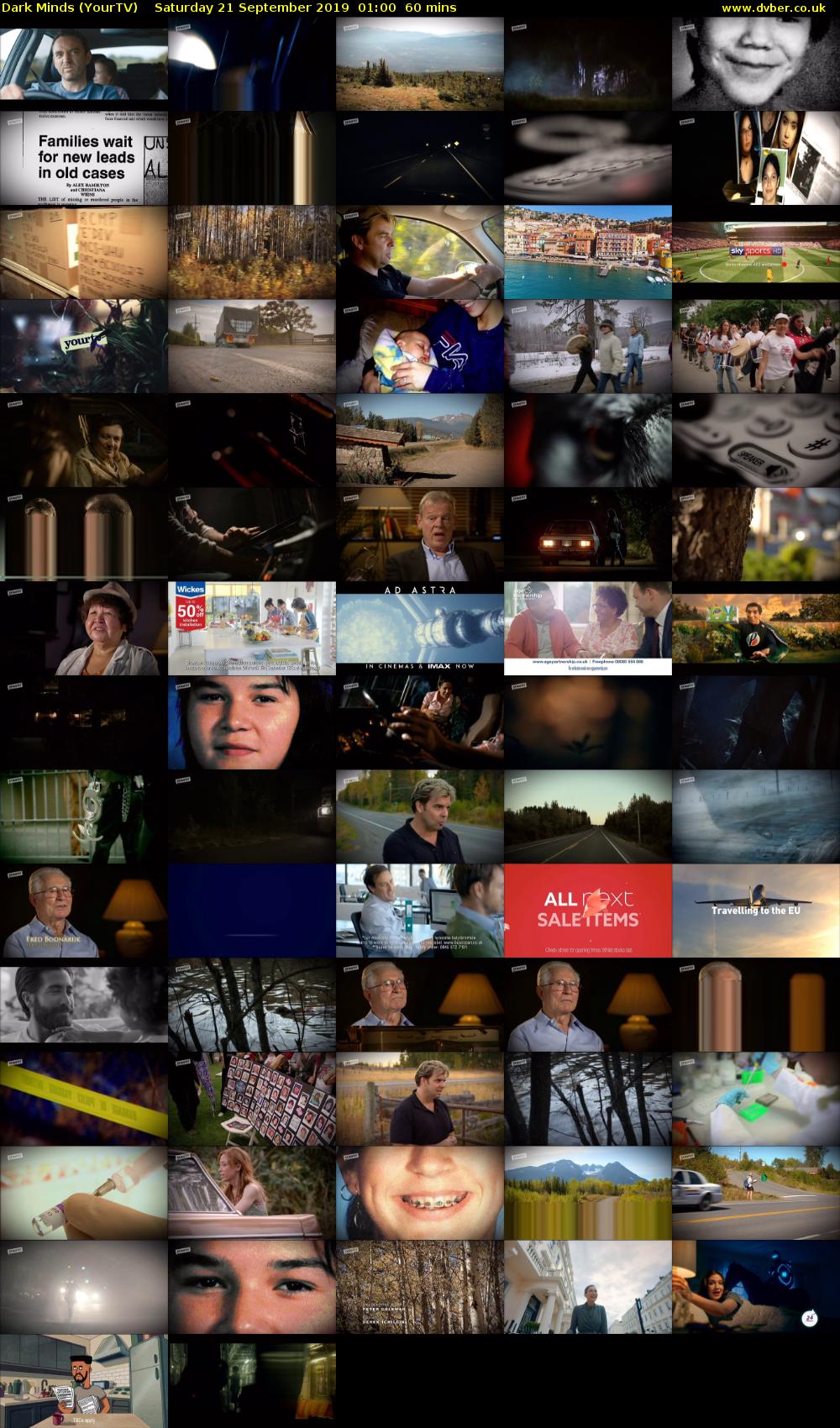 Dark Minds (YourTV) Saturday 21 September 2019 01:00 - 02:00